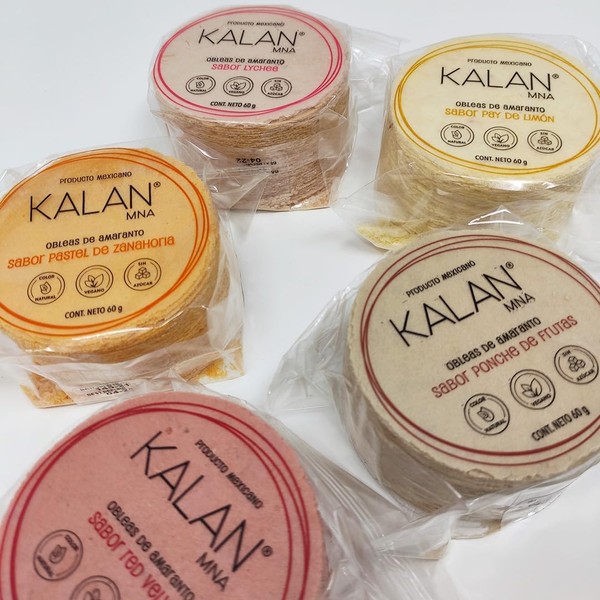 Obleas de amaranto KALAN BOX Clsica de 6 paquetes con