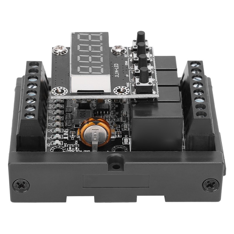 PLC Industrial Control Board Relay Digital Tube Integrated with Shell