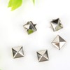 400 Sets Four Jaw Square Spike Rivets DIY Leather Spike