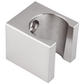 Angle Simple Shower Head Holder, Brass Shower Wand Bracket, Handheld Sprayer Holder Wall Mount, Brushed Nickel