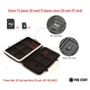 Memory Card Case for 12xSD or 12microSD Cards, Data Protection