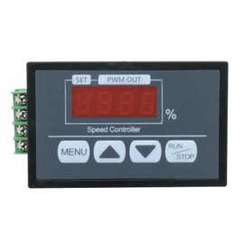 Aideepen PWM DC Motor Speed Controller DC 6-60V 12V 24V 36V 48V 30A Speed Adjustable Continuous Regulator with Slow Start/Stop Setting