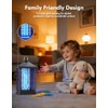 Bug Zapper Indoor & Outdoor with Auto Smart Light Sensor,