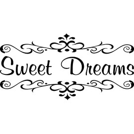 Sweet Dreams Vinyl Decal, Home Décor