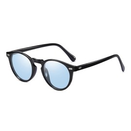 LUXSTAR Sunglasses, Polarized Dimming Lens, Men's, Women's, Smoke Color Lens, Eyewear Brand, blue
