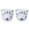Royal Copenhagen 1062453 Blue Fluted Plain Cup Pair, Height Approx.