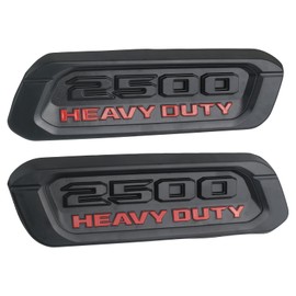 Hood Emblem and Badge (1 Pair) Compatible with 2019-2024 Ram DT 2500 Heavy Duty Truck Accessories Left&Right Side Nameplate Bezel