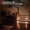 Sofiton 4-Pack Horizontal LED Step Lights, Color Adjustable (2700K-5000K), IP65