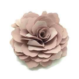 Meilliwish Kamelien Blume Haarklammer Brosche Pin (A74)(Rosa)
