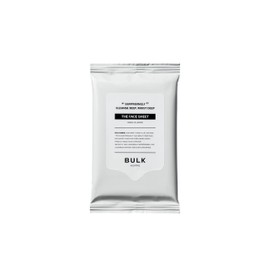BULK HOMME THE FACE SHEET Face Sheets, Pack of 10 (Men's Skin Care, Highly Moisturizing, Wiping Lotion, Sweat Wiping Sheets), Pack of 10
