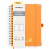 POPRUN Spiral Bullet Dotted Journal Notebook, [A5 Size] - 120