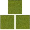 Model Grass Mat, (3pcs, 20"x20"), Model Railway Scenery for Model