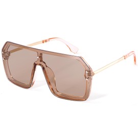 Heveer Sunglasses Women's Polarised UV400 Fashionable Sunglasses for Men and Women Protection, champagne