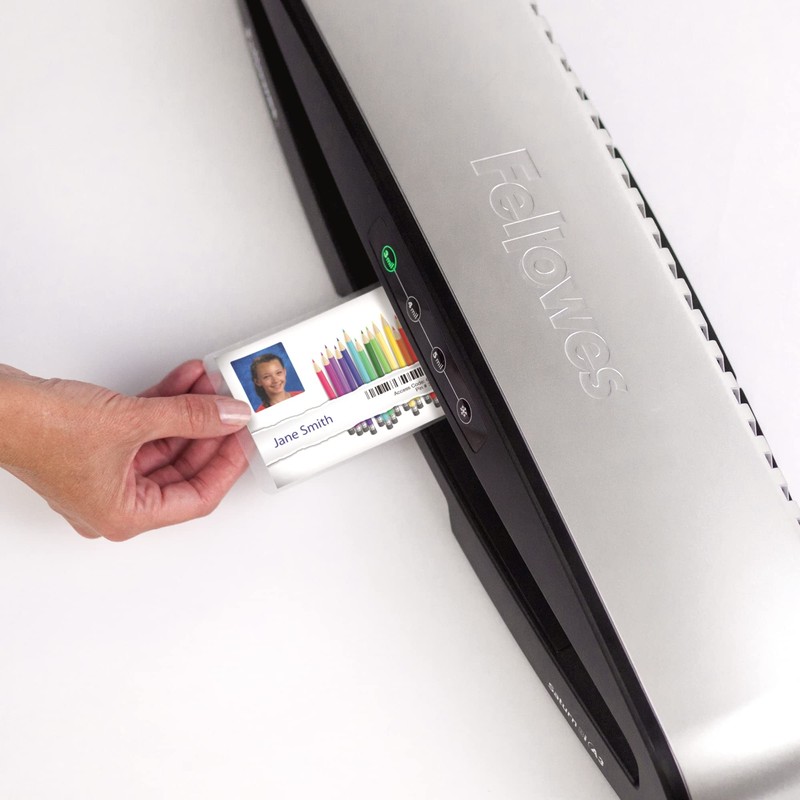 Fellowes Capture 65x95mm 125 Micron Glossy Laminating Pouches (Pack of