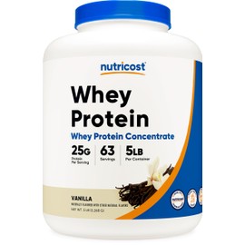 Nutricost Nutricost Whey Protein Powder, Vanilla, 5 pounds - Whey Protein Concentrate