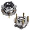 KUSATEC 513266 2pcs Front/Rear Wheel Bearing and Hub Assembly Compatible