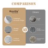 Koville Natural Marble Cutting Board for Kitchen Countertop, 16" x