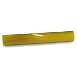 Holographic Yellow Rainbow Chrome Vinyl Wrap Auto Car Motorcycle Boat Sheet Film 4"X8" (10CMX20CM) Sample