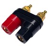 CESS Dual Binding Post, 4mm Banana Socket, 2 Way Gold-Plated