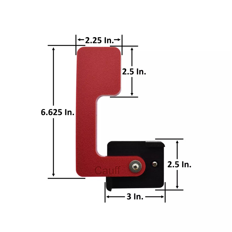 Cauff Mailbox Flag Replacement Kit Heavy Duty Poly with Stainless