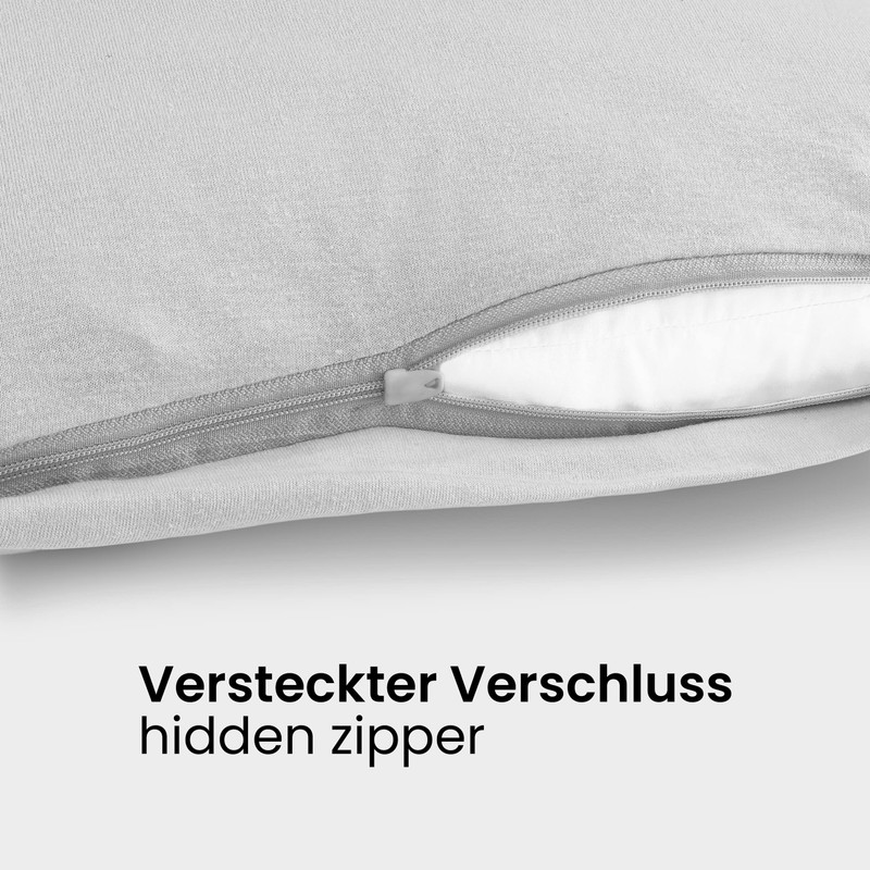 Pack of 2 Cotton Renforcé Cushion Covers, Cushion Covers 40