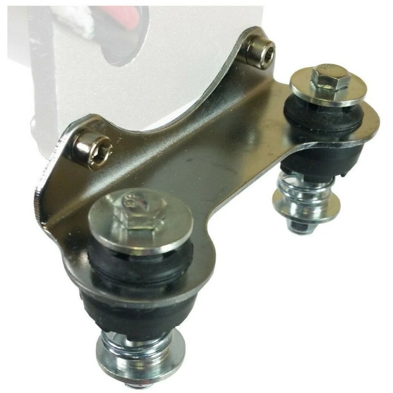 airmaxxx Chrome Air Compressor Vibration Isolator Upgrade Feet Kit for
