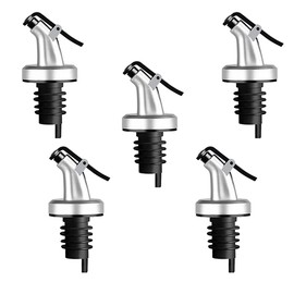 Generisch Pourer for oil and vinegar, dispenser pourer set for bottles, bottle neck rubber stopper, pouring spout oil dispenser dispenser for bottles