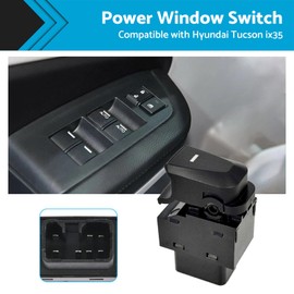 MAX COOL Power Window Switch Front Rear Passenger 935802S000 Replacement Suitable for Hyundai Tucson Ix35