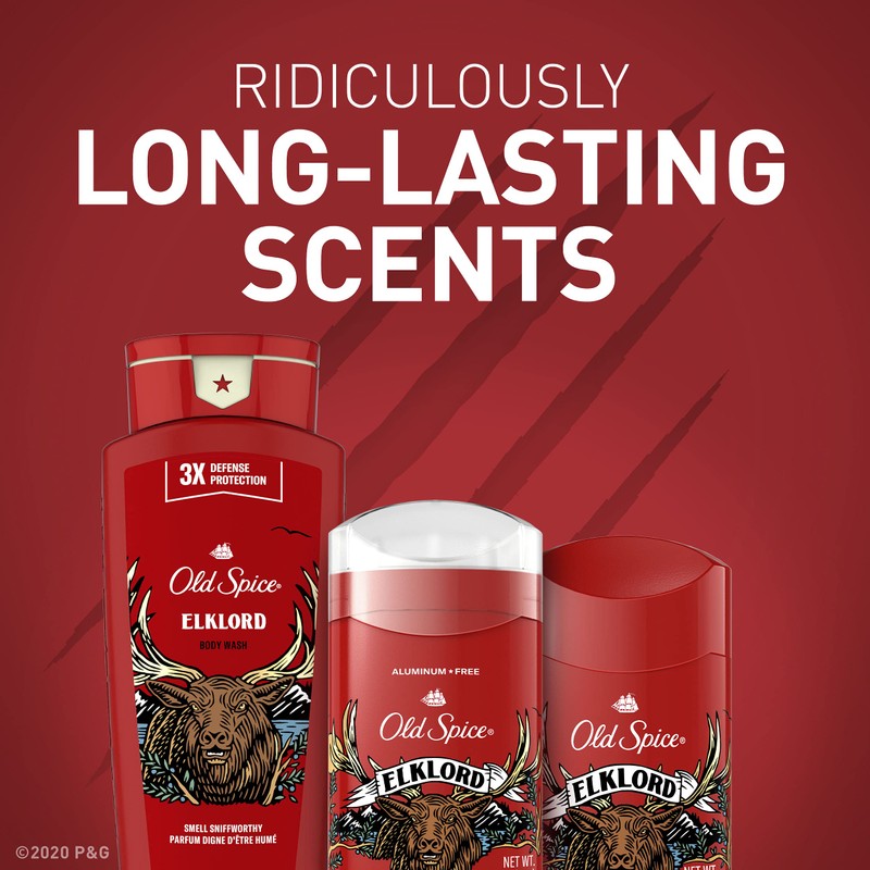 Old Spice Aluminum Free Deodorant for Men, ElkLord, 48 Hr.