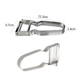 Potato Peeler Vegetable Peeler, 4Pcs Premium Stainless Steel Metal Peeler Good Grips Peeler Y Peeler Rotatable Multifunctional Peelers for Kitchen Vegetables Fruits