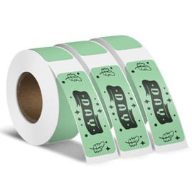 12 x 40 mm Thernal Labels Green