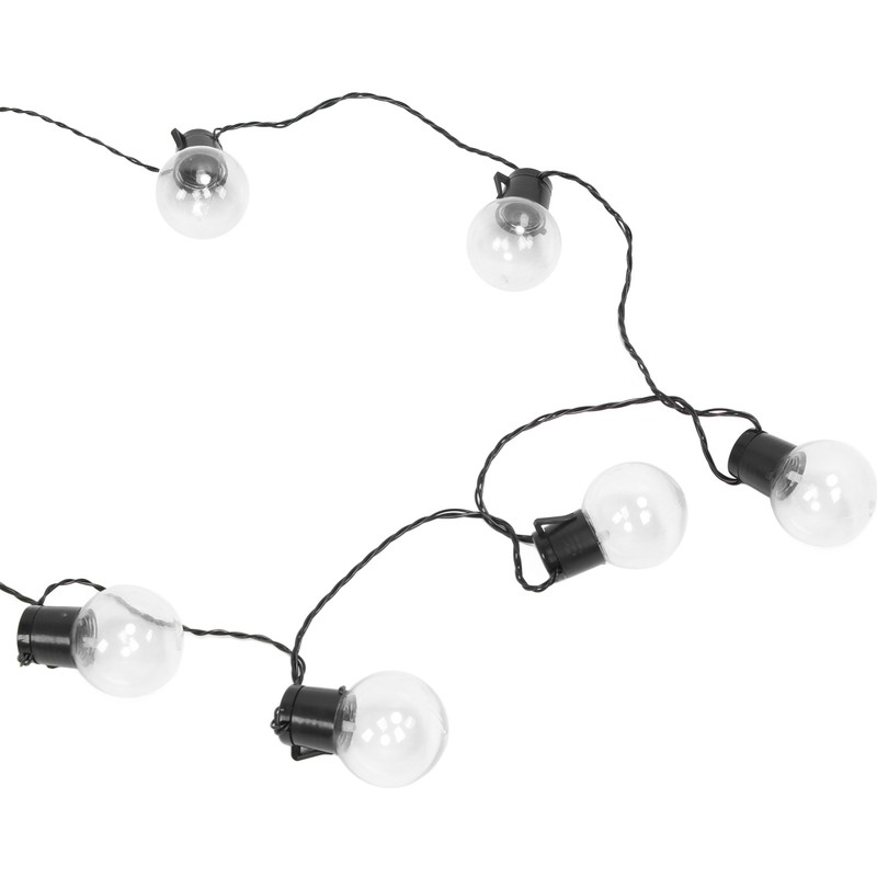 Outdoor String Light with 40 G50 Bulb Waterproof Solar USB