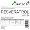 Nutrics® 50% Trans RESVERATROL 50g 100% Pure Japanese Knotweed Extract