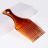ANGGREK Peine de plástico para el cabello Anti desenredante Rizado