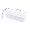 SHINEOFI Cable Box Organizer Strip Storage for Cord Management Efficiently