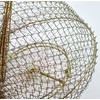Metal Fish Basket. Wire Metal Fish Basket. Foldable Fishing Cage.