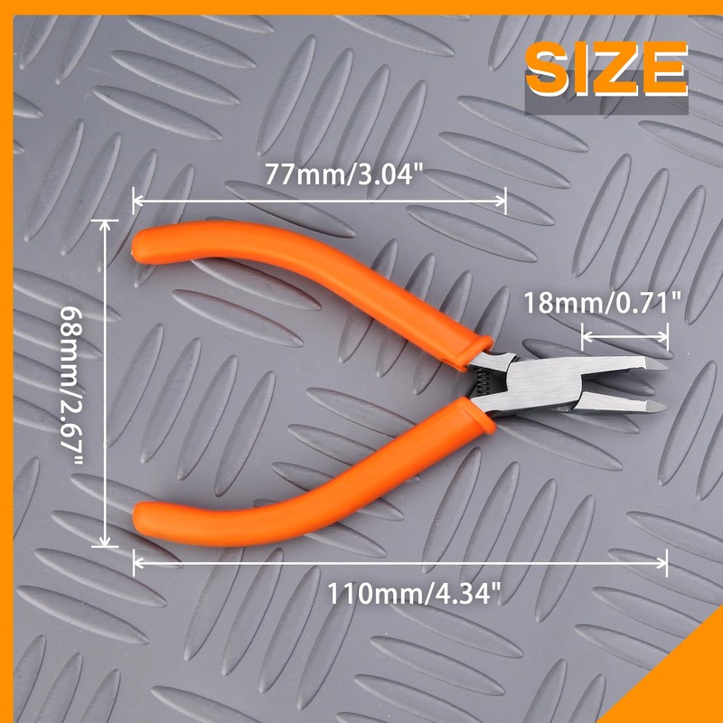 SPEEDWOX Full Flush Cut Chip Cutters 38 Degree Angled Jaws
