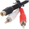 Audio Video Cable 0.2 m 1 x RCA Female to