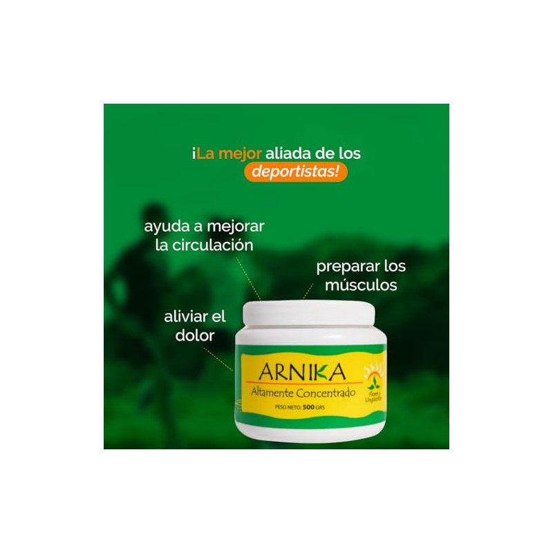 Pomada Árnica Altamente Concentrada Crema Corporal Alivio Anti Calambres Musculares