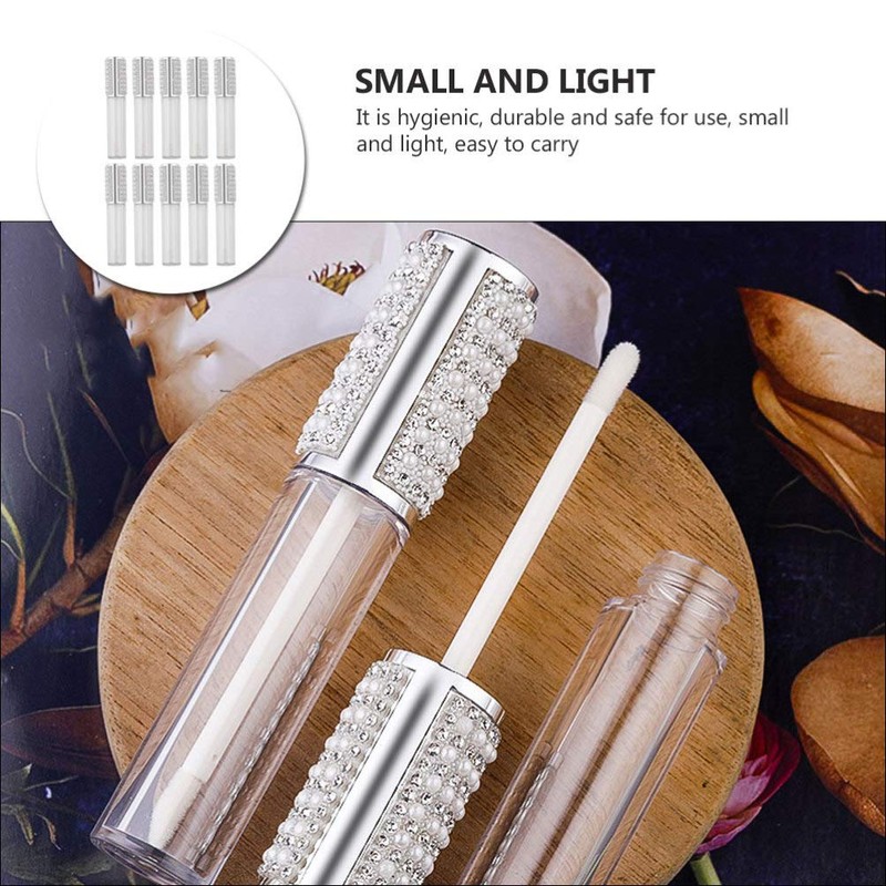 FOMIYES 10pcs Empty Lip Gloss Tubes Refillable Gloss Containers for