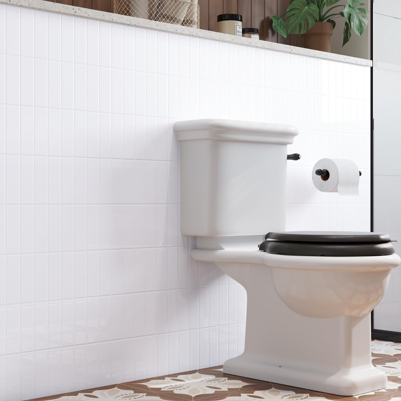 VaryPaper 10 Sheets 12''x12'' White Peel and Stick Backsplash for