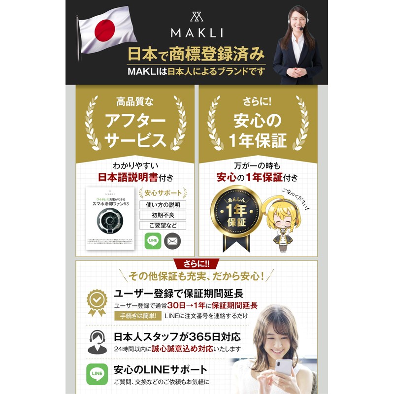 MAKLI Smart Phone Cooling Fan, Wireless Charging, Smartphone Cooler, Peltier