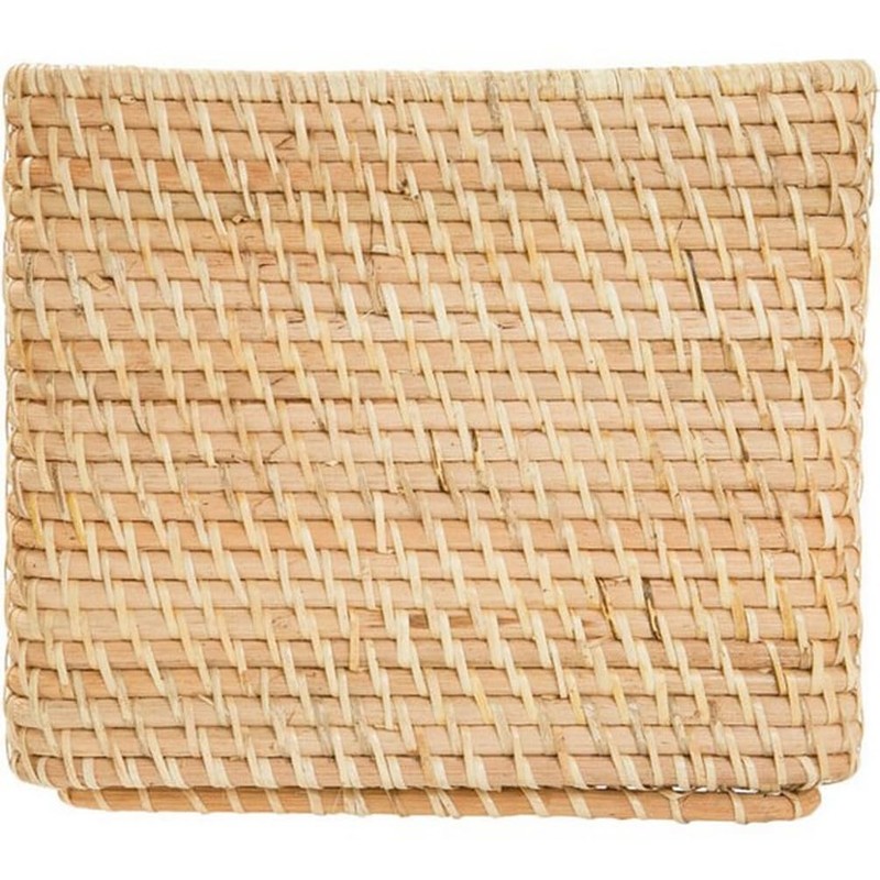 NITORI (NITORI) Rattan Basket RD-001 Vertical Half Width 19×Depth 26×Height