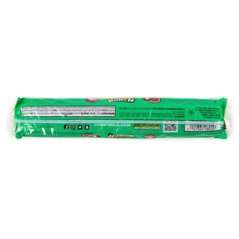 Sour Punch Straws, Watermelon Fruit Flavor, 2oz Tray (24 Pack),