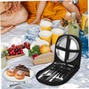Kisangel 1set Portable Cutlery Set Case Outdoor Utensils for Camping