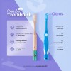 Kit 12 Cepillos Dentales De Bambú Suaves Para Niños. B