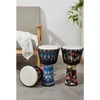 8 Inch Portable African Drum Djembe Hand Drum with Colorful