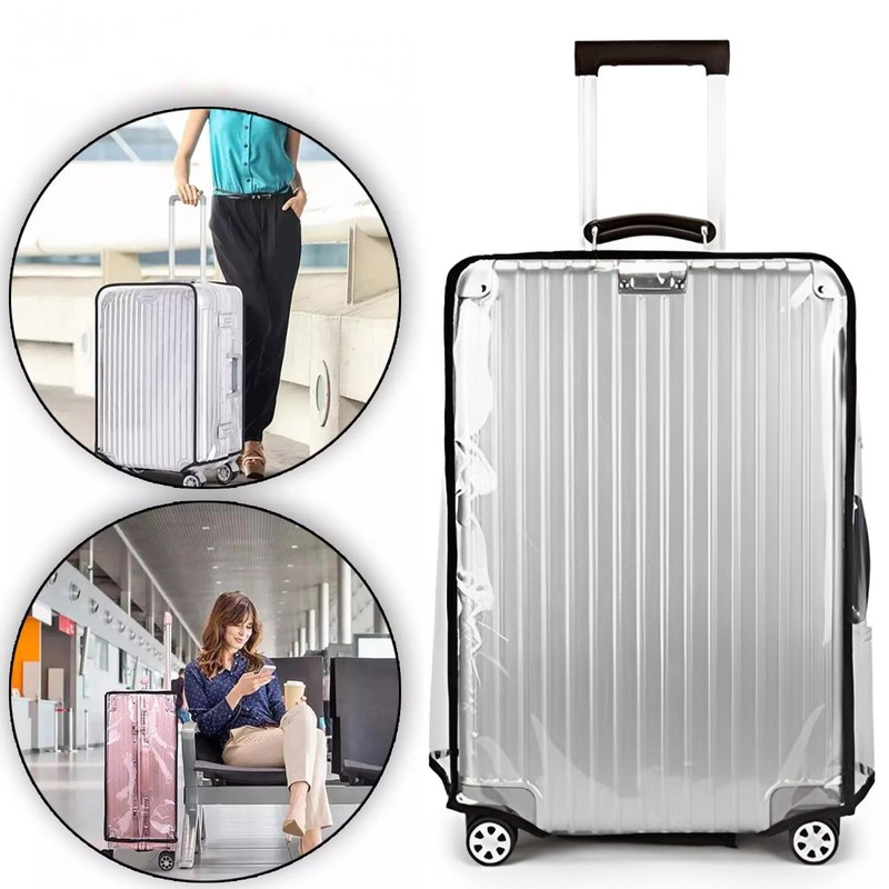 True Face Protective Luggage Cover Travel Business Clear PVC Covers