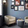 BELLEZE Accent Barrel Chair, Modern Tub Club Chair Upholstered Armchair