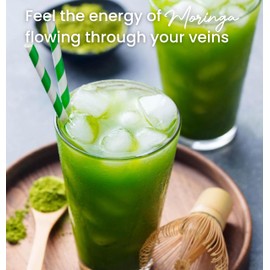 OMG! Superfoods Pure and Organic Moringa Powder - USDA Certified Moringa Oleifera, Great Source of Calcium, Iron, Vitamins A & E - 7 Oz (1 Pack)